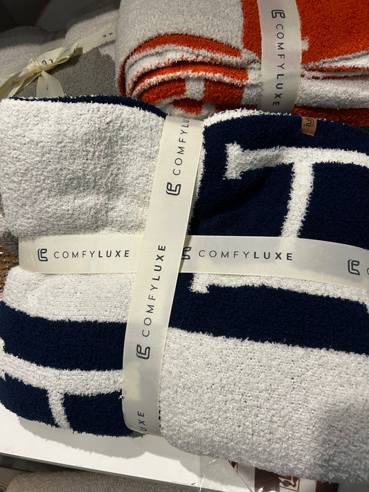 Fuzzy H Fashionable Throw Blankets