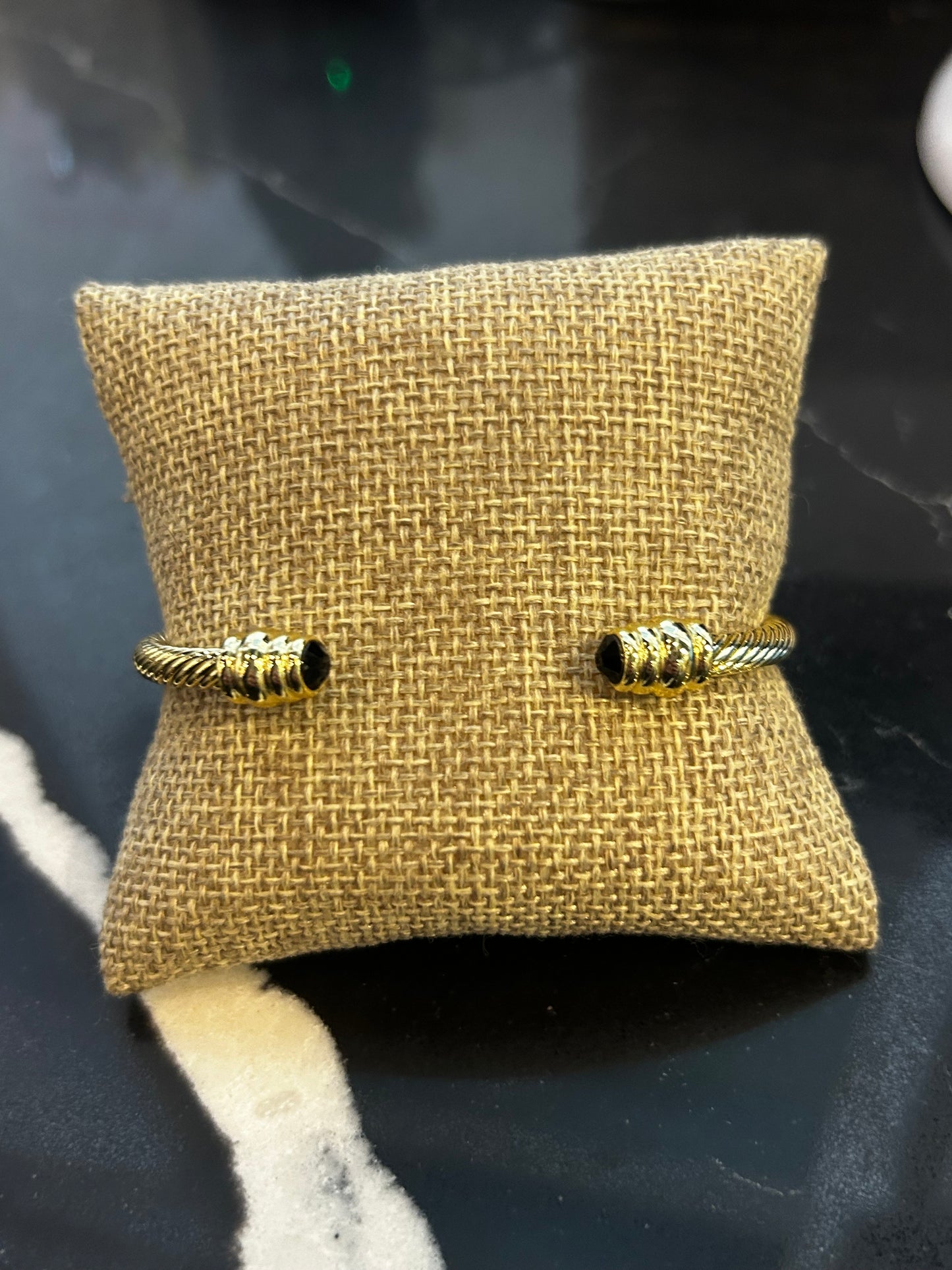 Gold Twisted Cable Bracelet