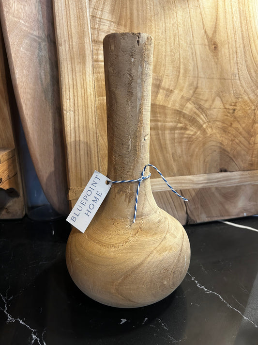 Wooden Bulb Vase