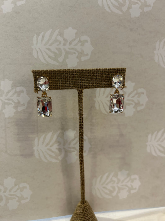 Diamond Dangle Earrings