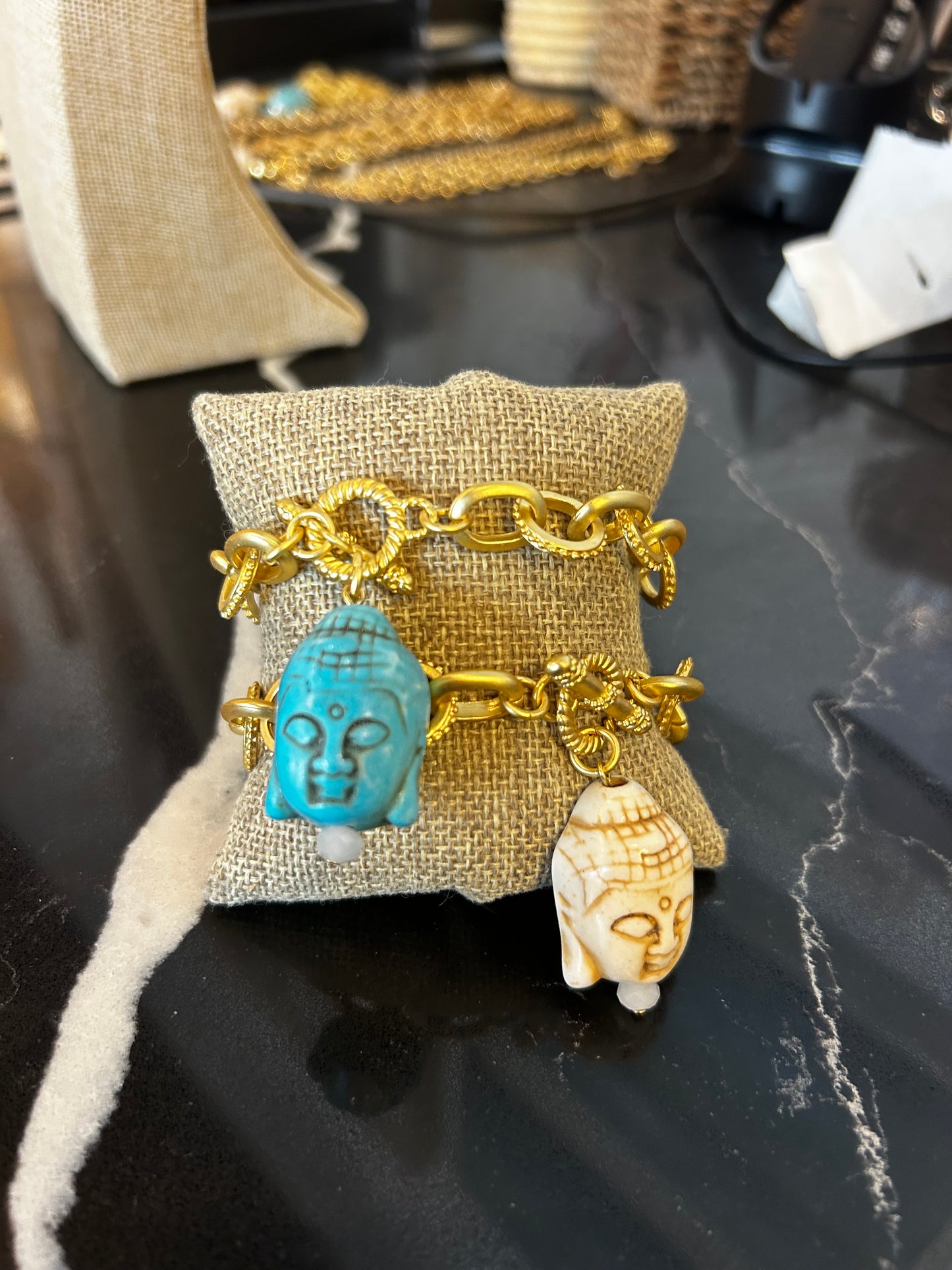 Gold Buddha Bracelet