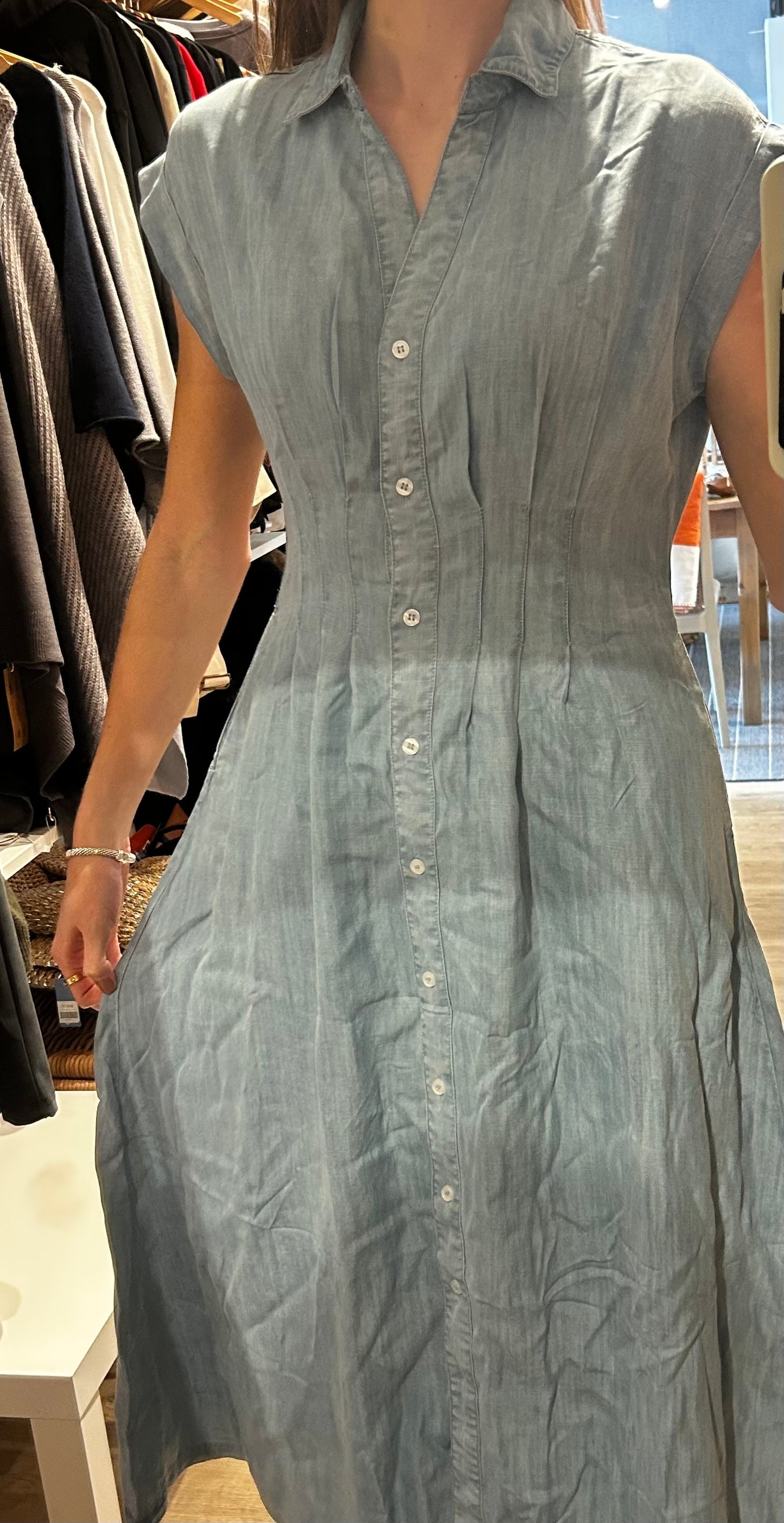 Denim Maxi Dress