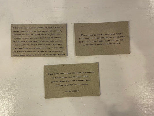 Random Thought Cards