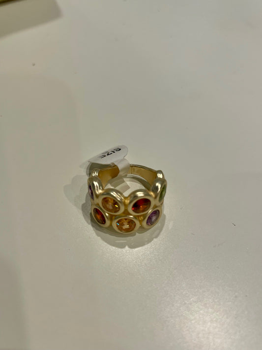 Rainbow Gemstone Ring
