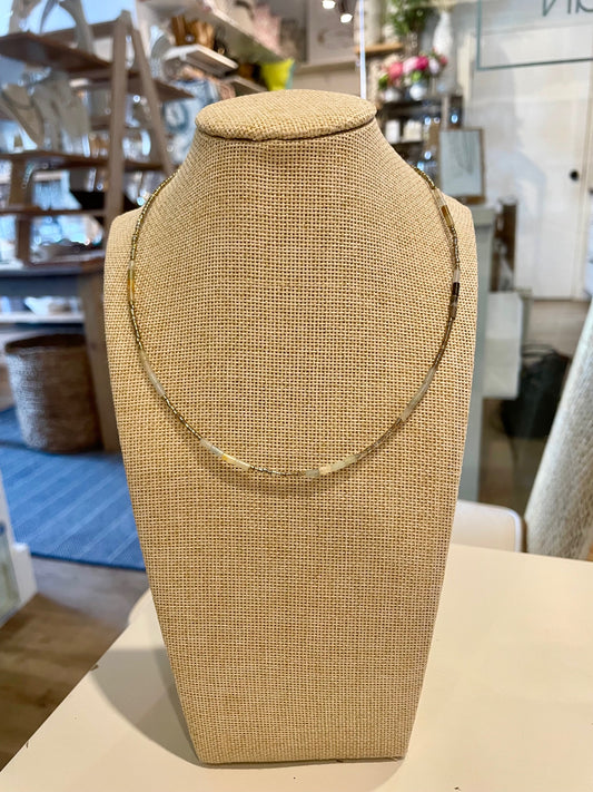 Neutrals Beaded Choker