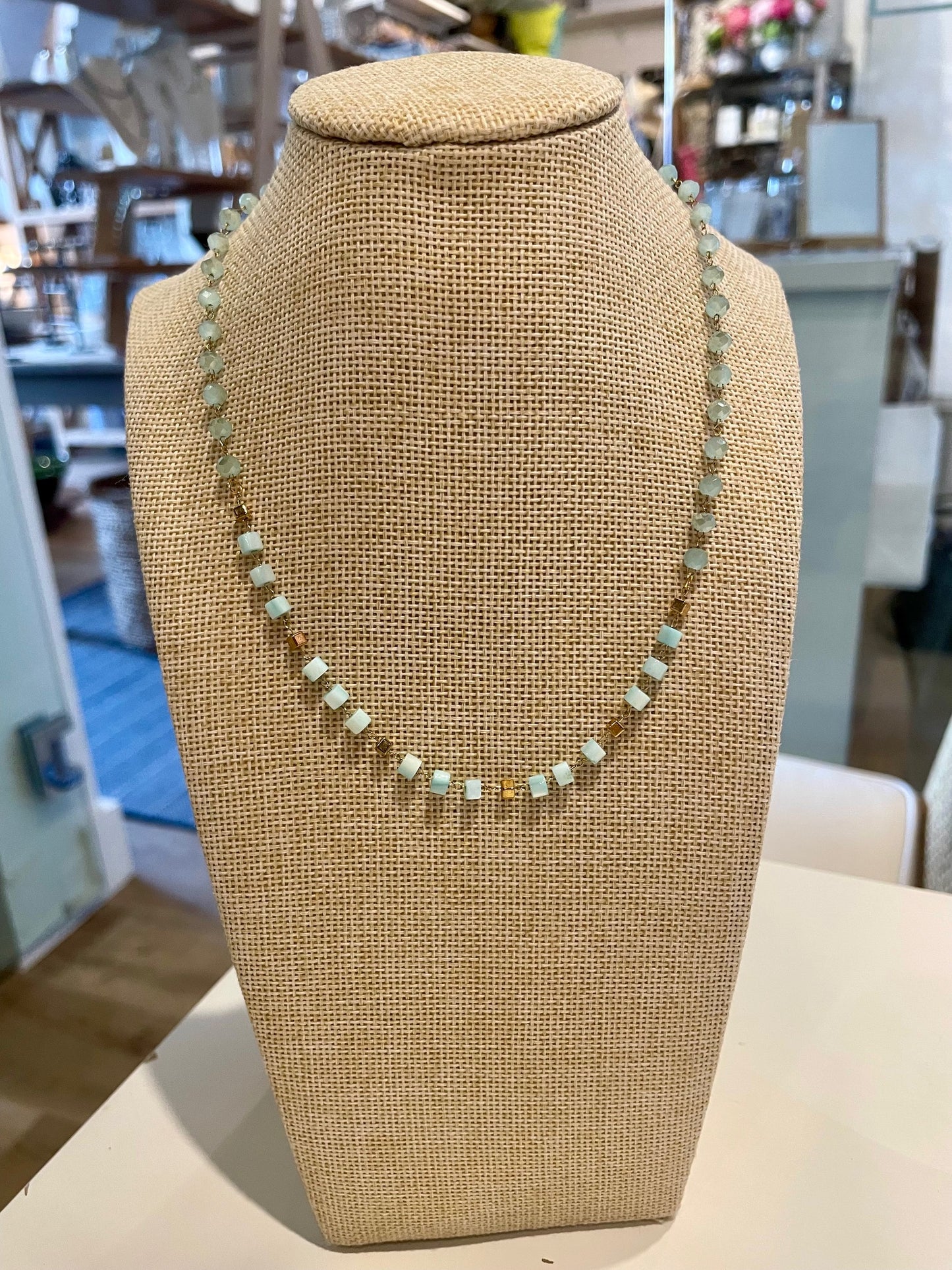 Fun Turquoise Beaded Choker