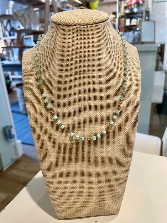 Fun Turquoise Beaded Choker