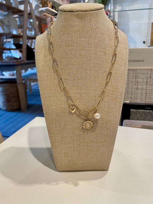 Snake Pendant Charm Necklace