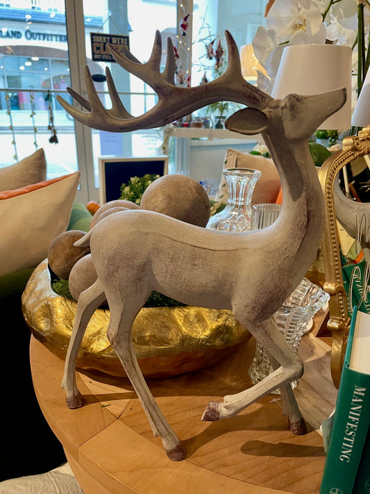 Large Wooden Reindeer