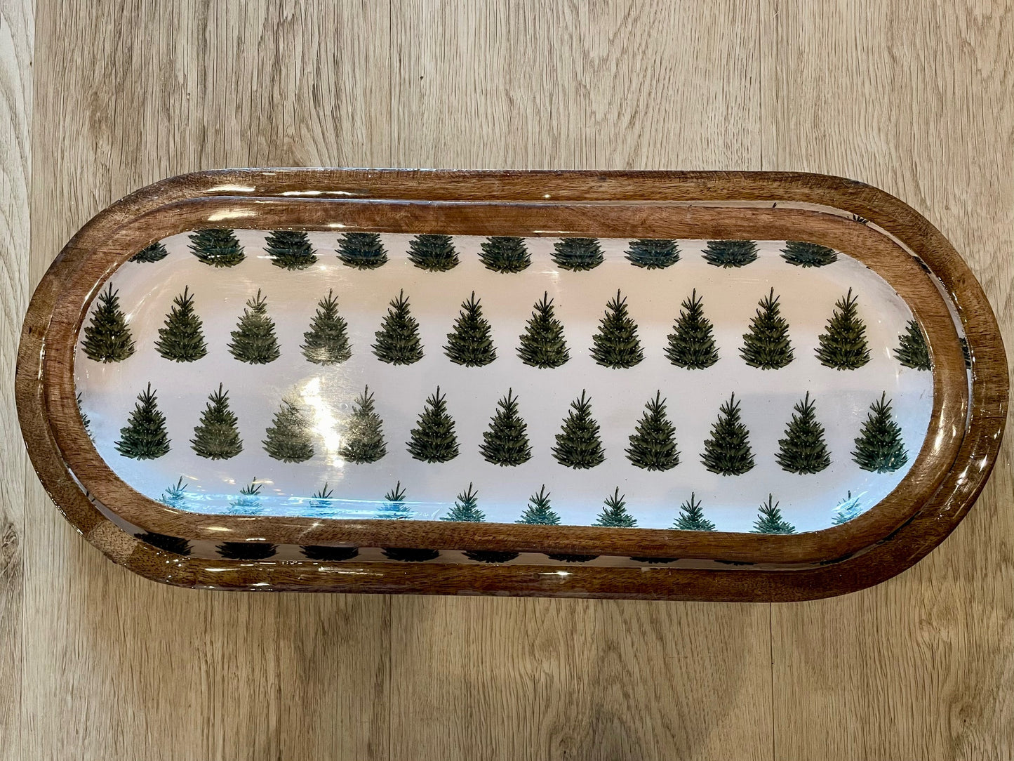 Decorative Wooden Tree Platter