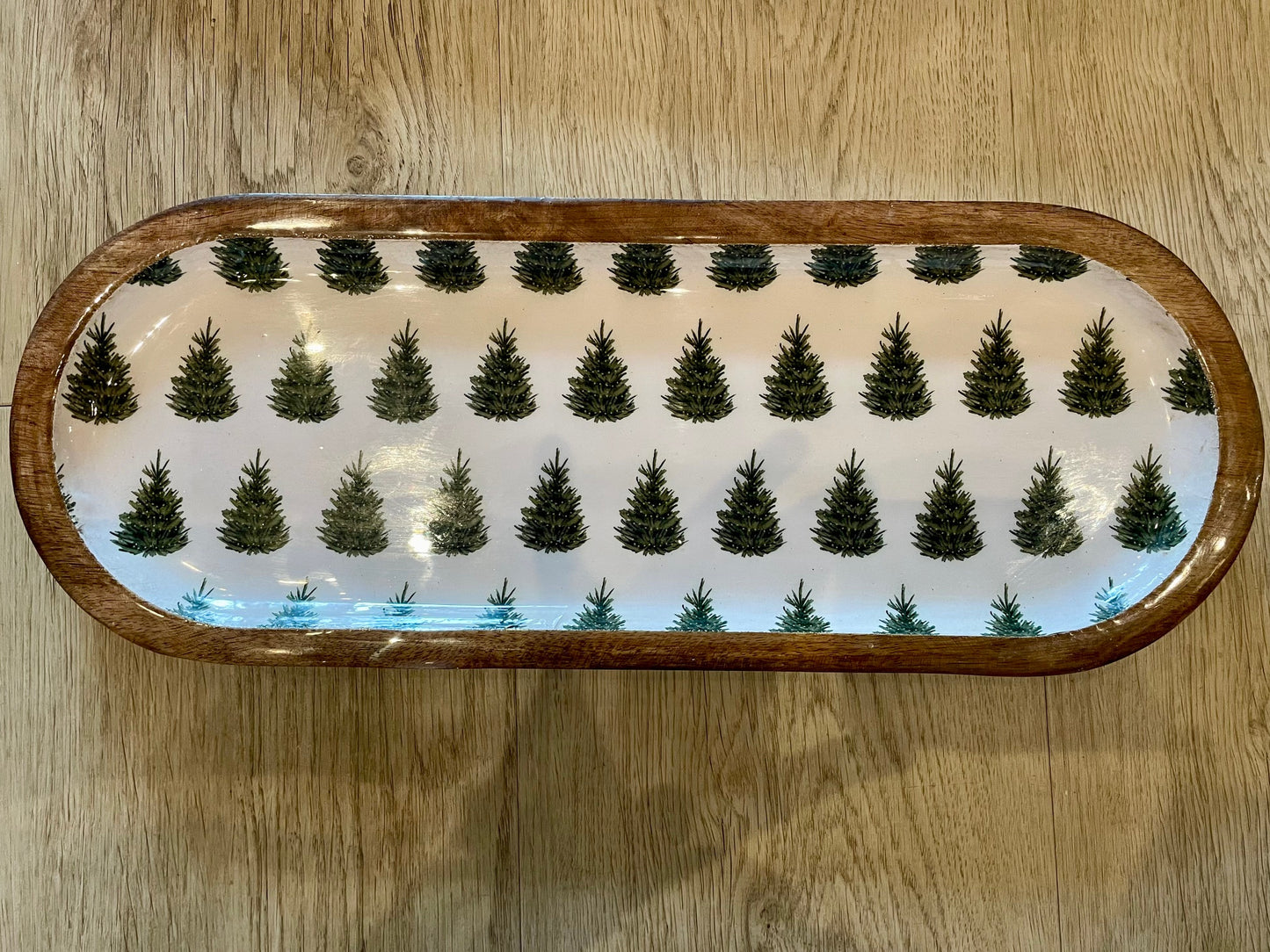 Decorative Wooden Tree Platter