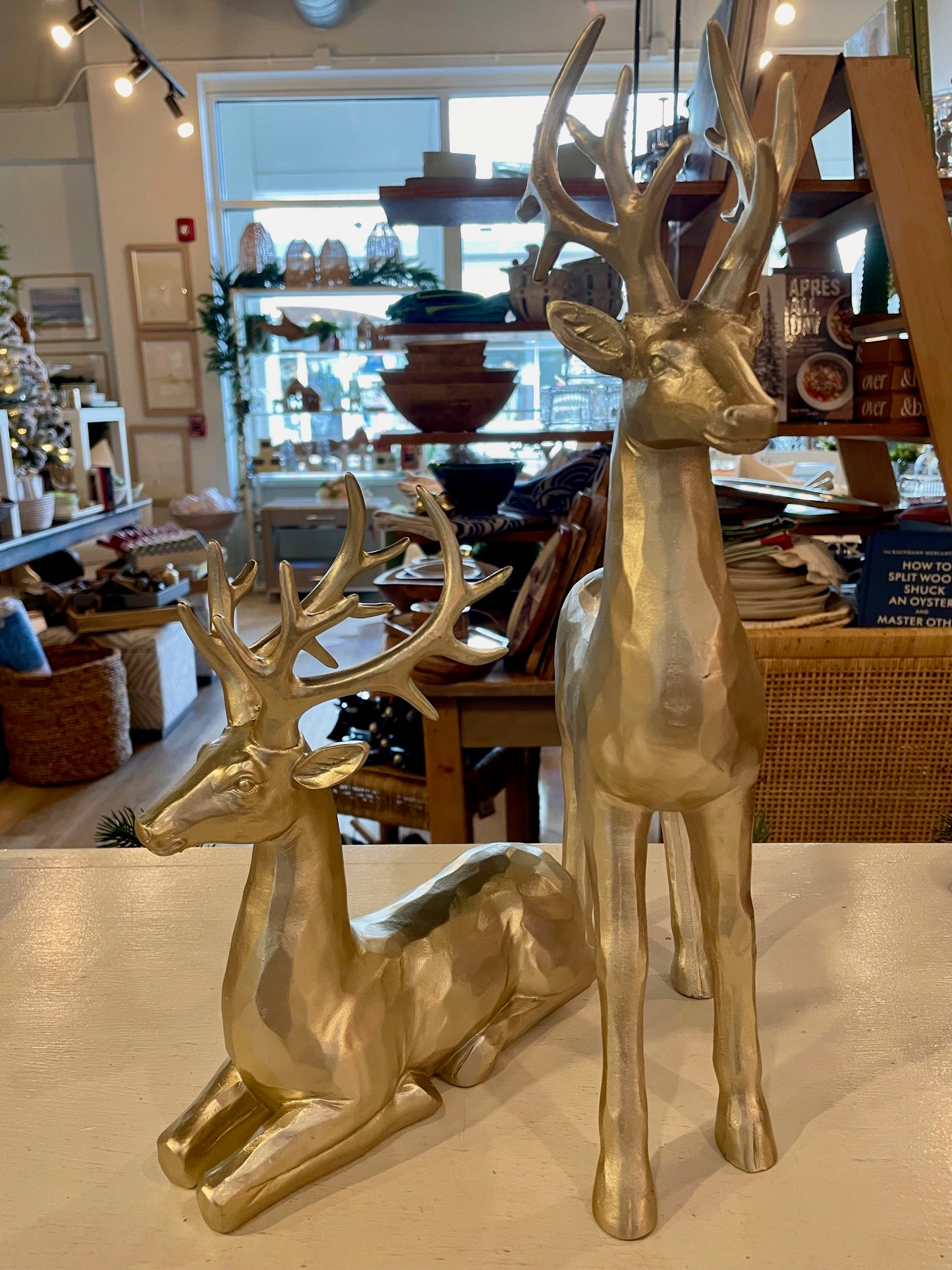 Gold Display Reindeer