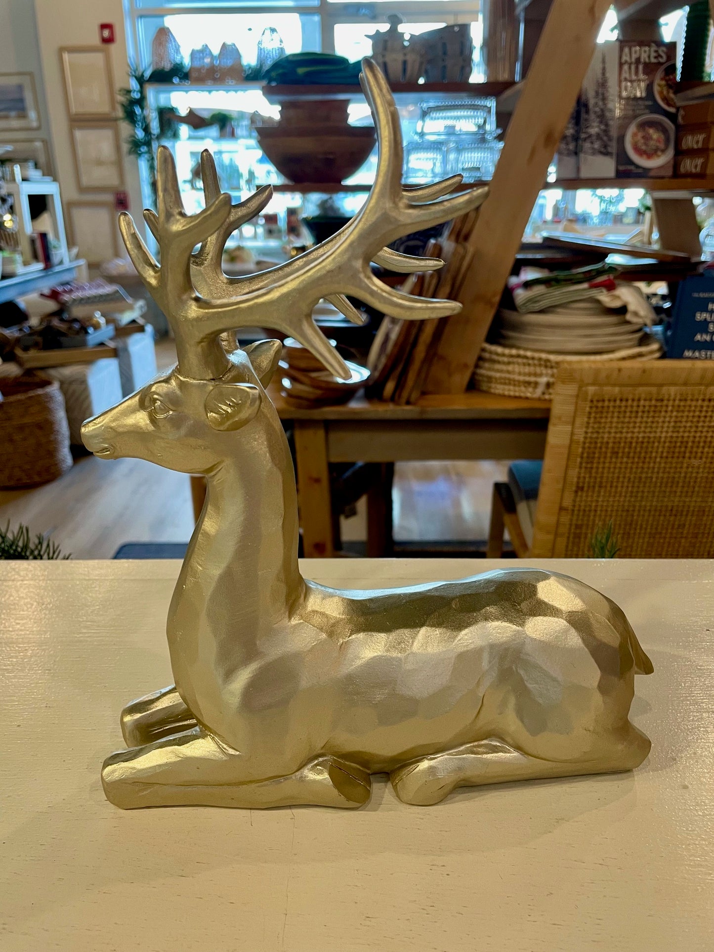 Gold Display Reindeer