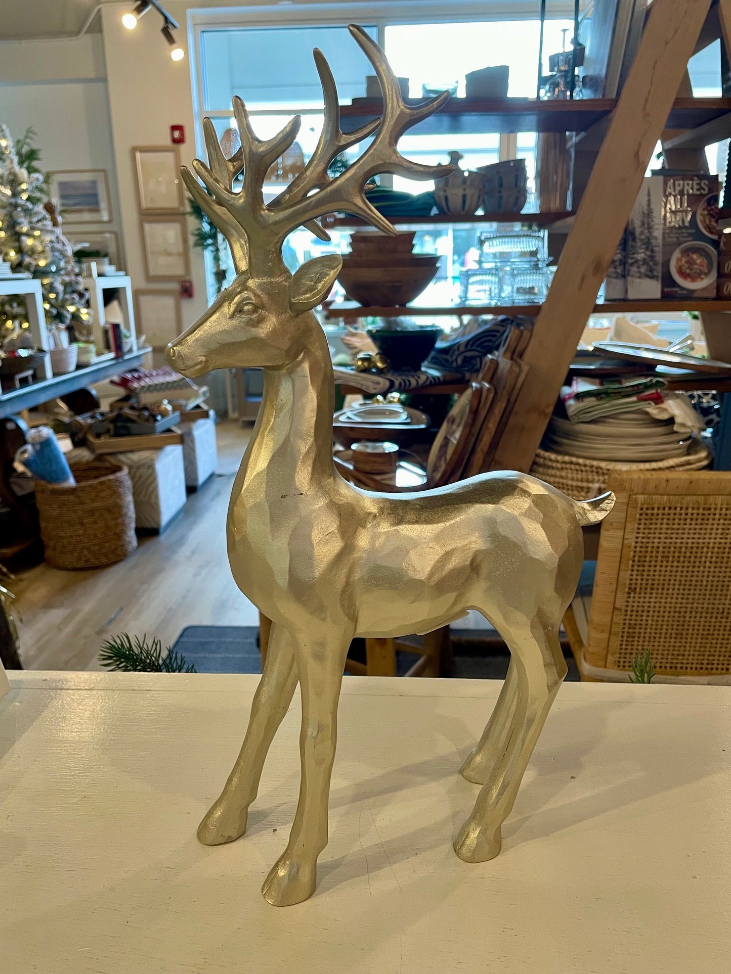 Gold Display Reindeer