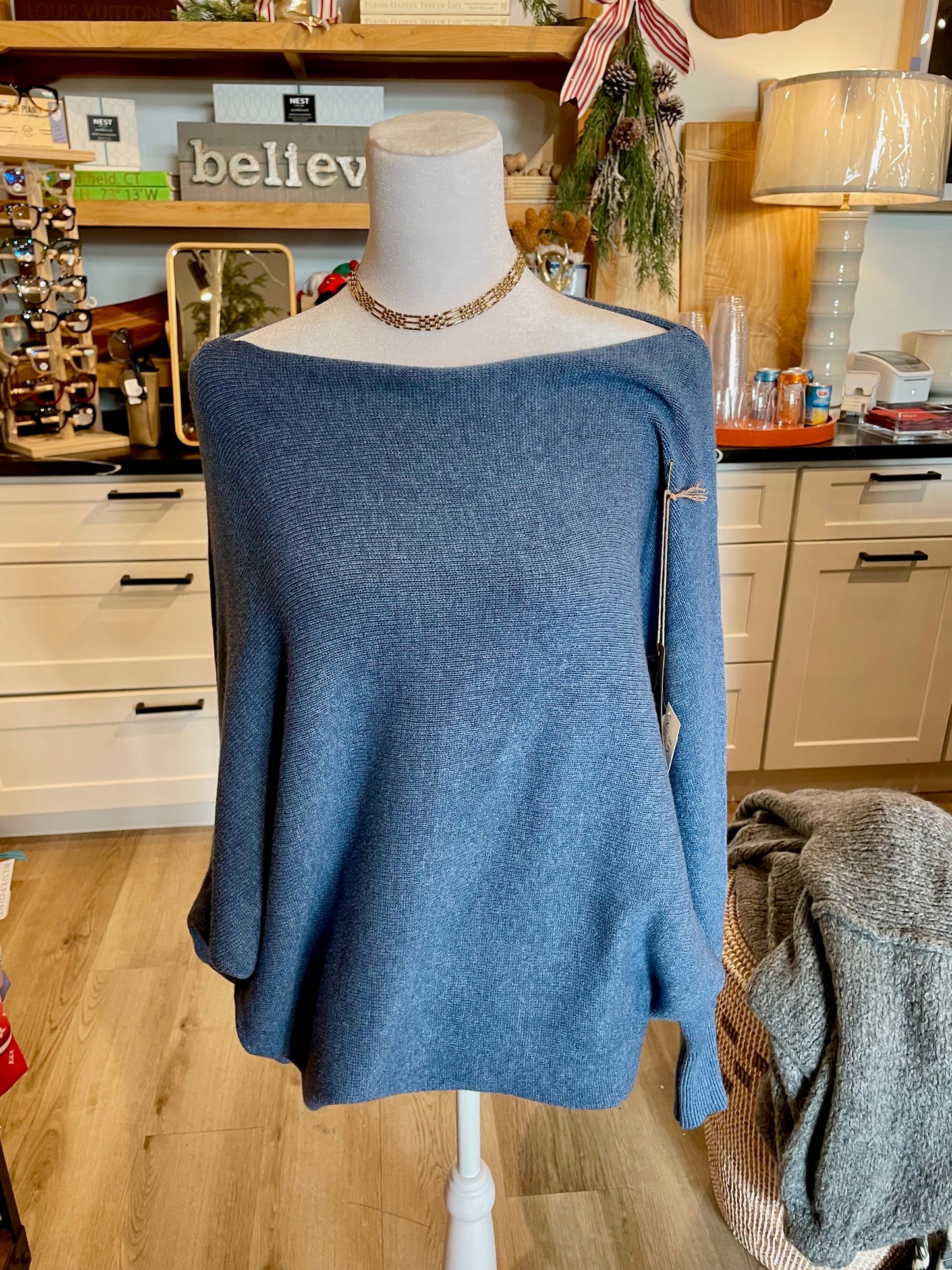 Loose fitting sweater