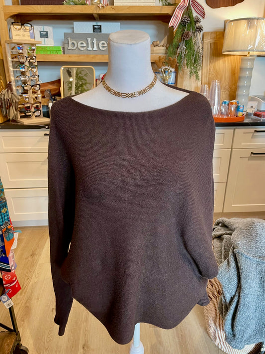 Loose fitting sweater