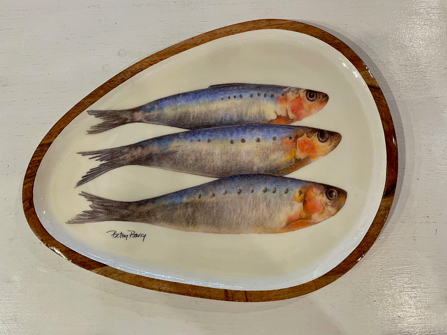 Nautical Asymmetrical Platter