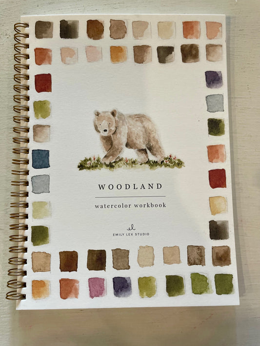 Emily Lex Studio Watercolor Workbook - Woodland