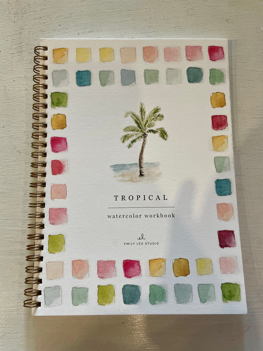 Emily Lex Studio Watercolor Workbook - Tropical