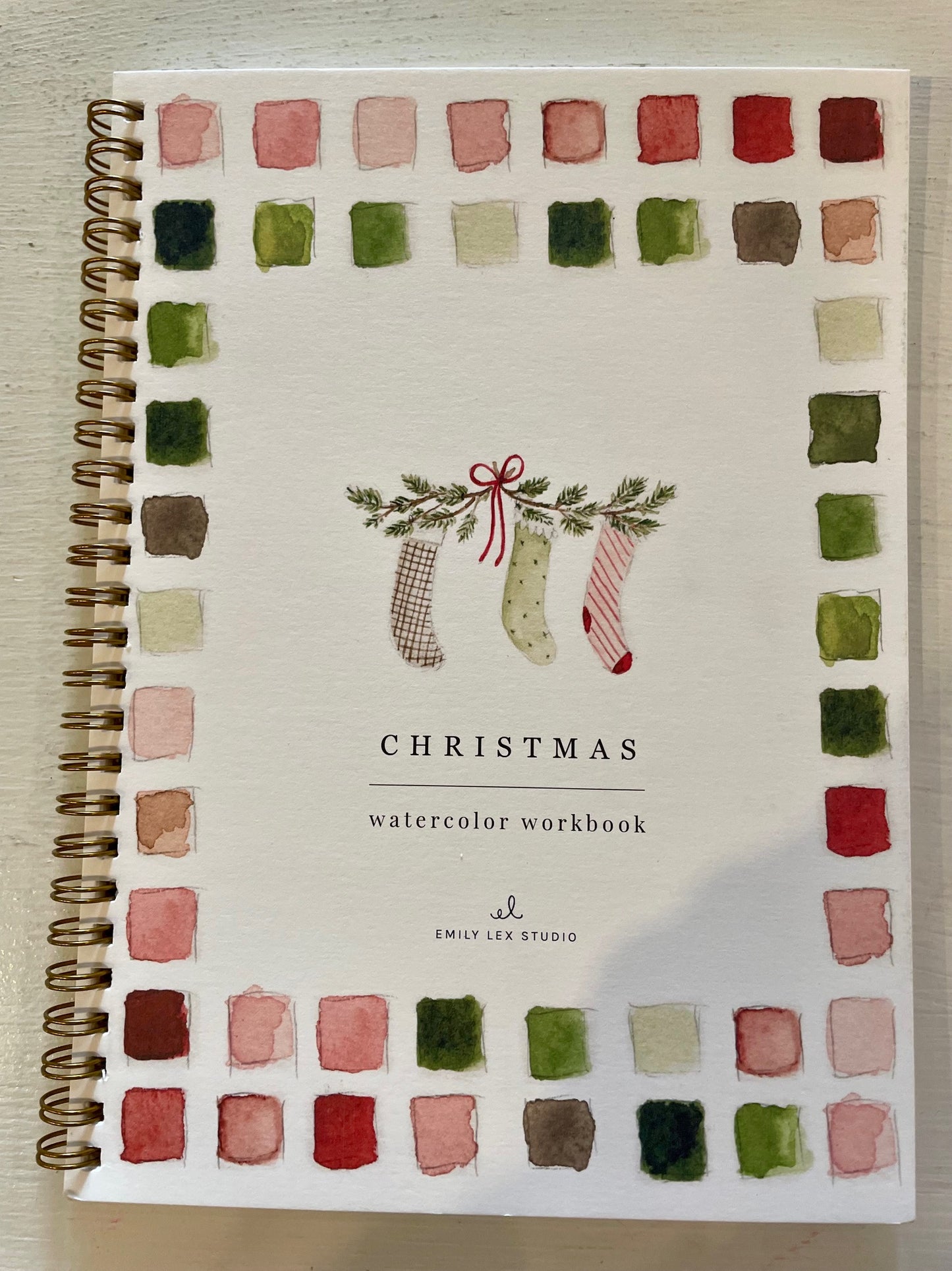 Emily Lex Studio Watercolor Workbook - Christmas