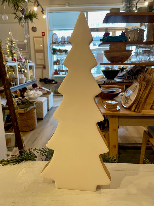 White and Wood Tree