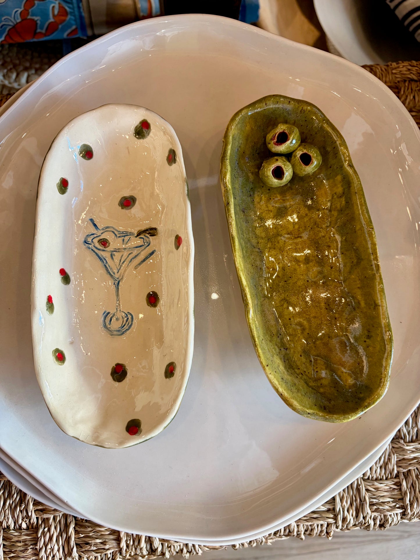Olive Martini Dish