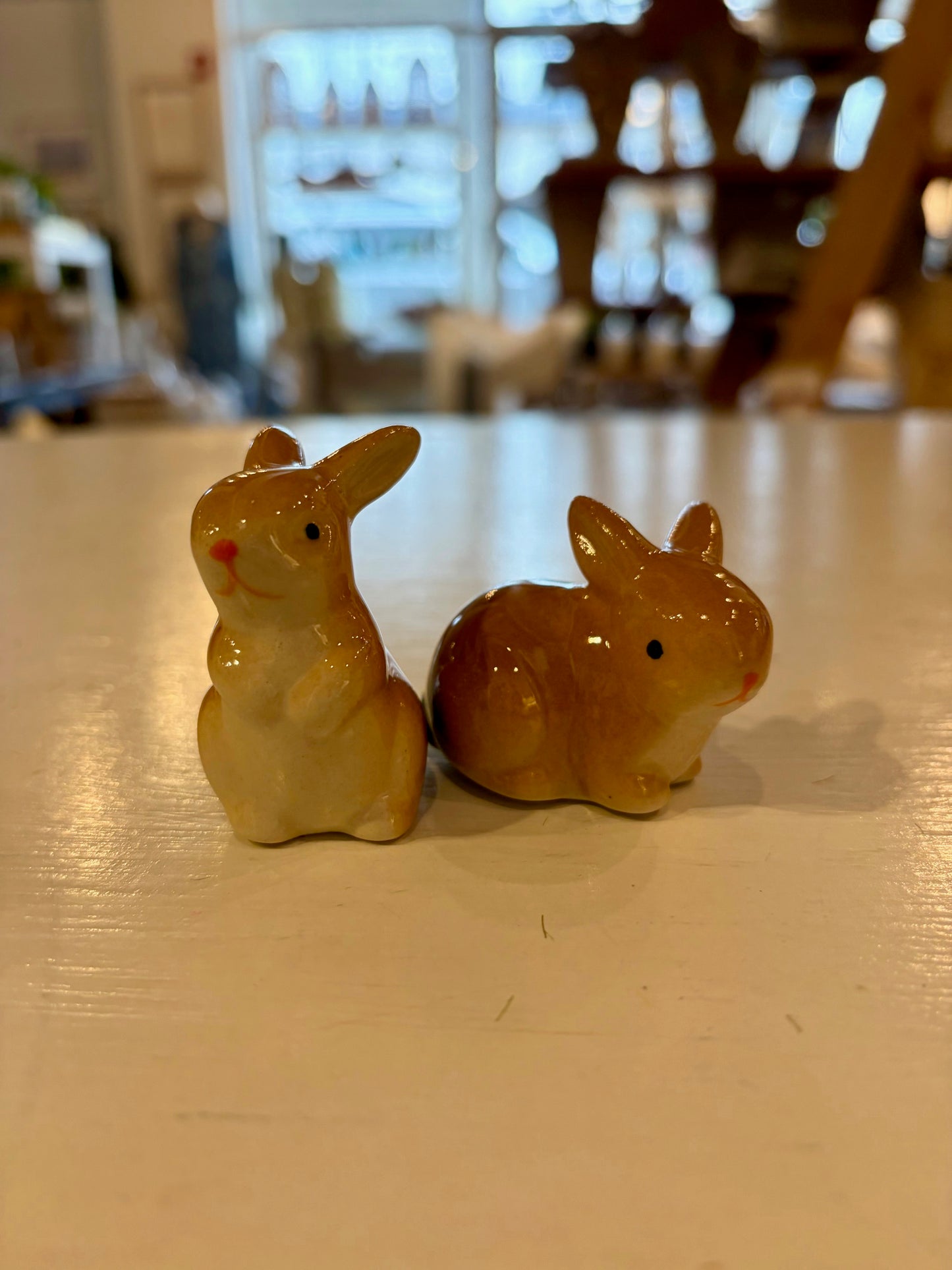 Mini Glass Bunny Figurine