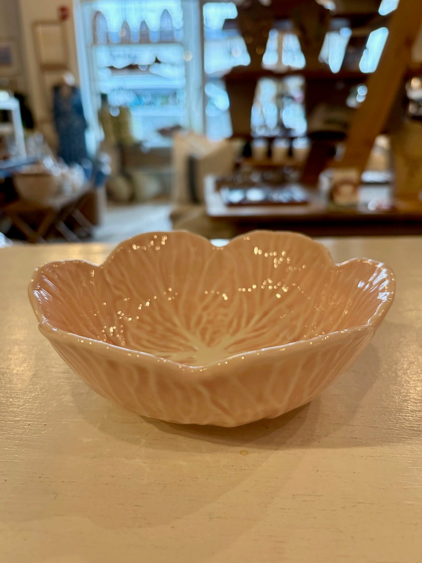 Cabbage Leaf Crudite Plate & Bowl Set