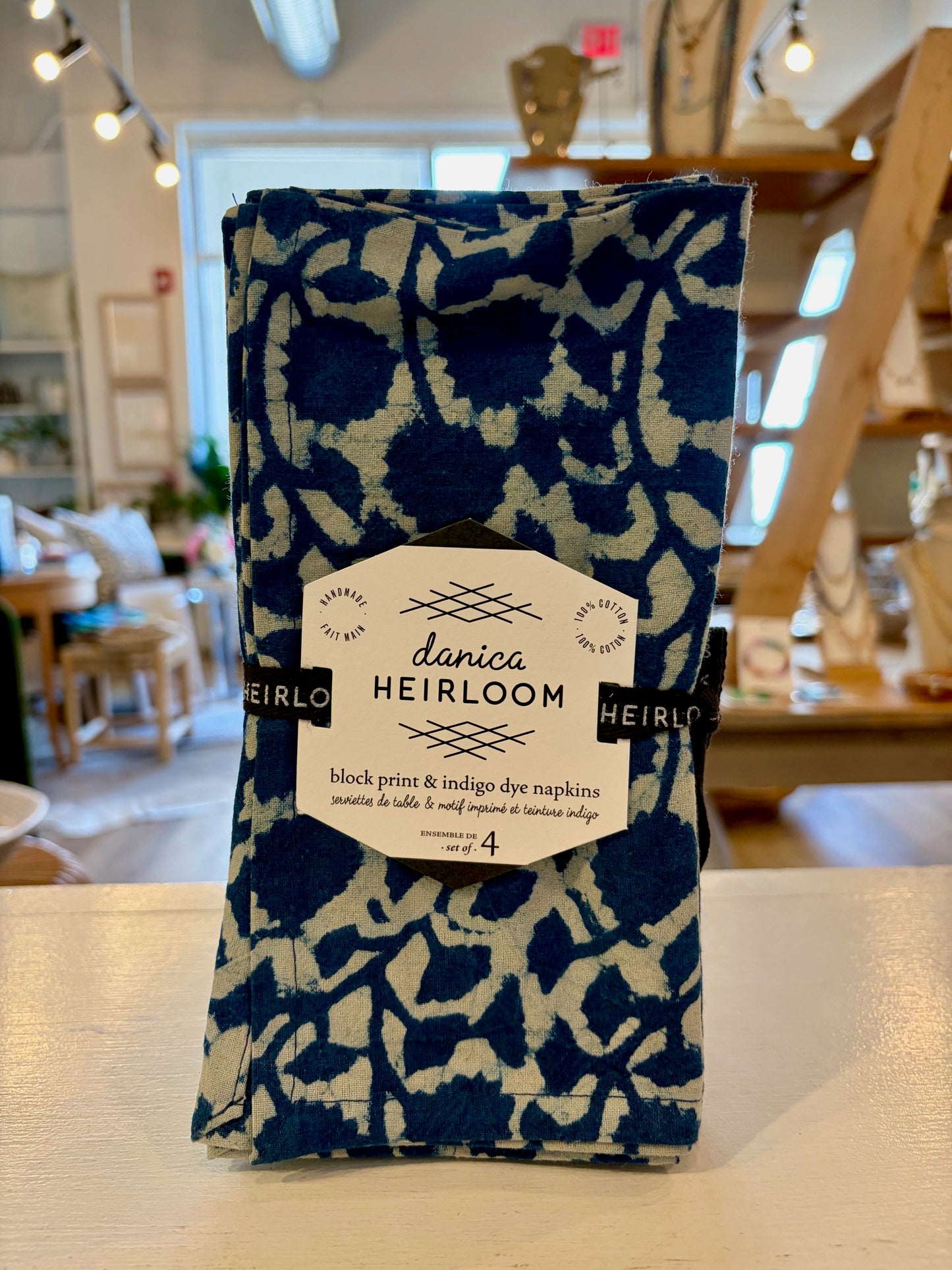 Floral Print Napkins Set of 4
