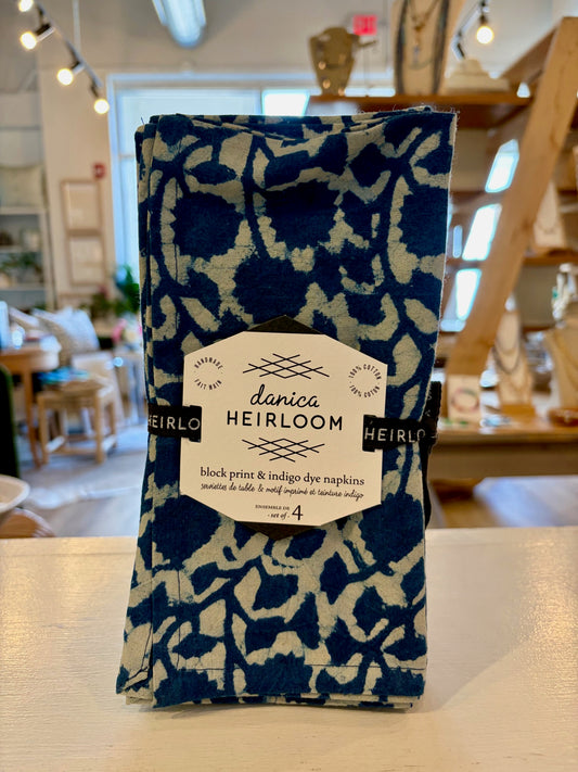 Floral Print Napkins Set of 4