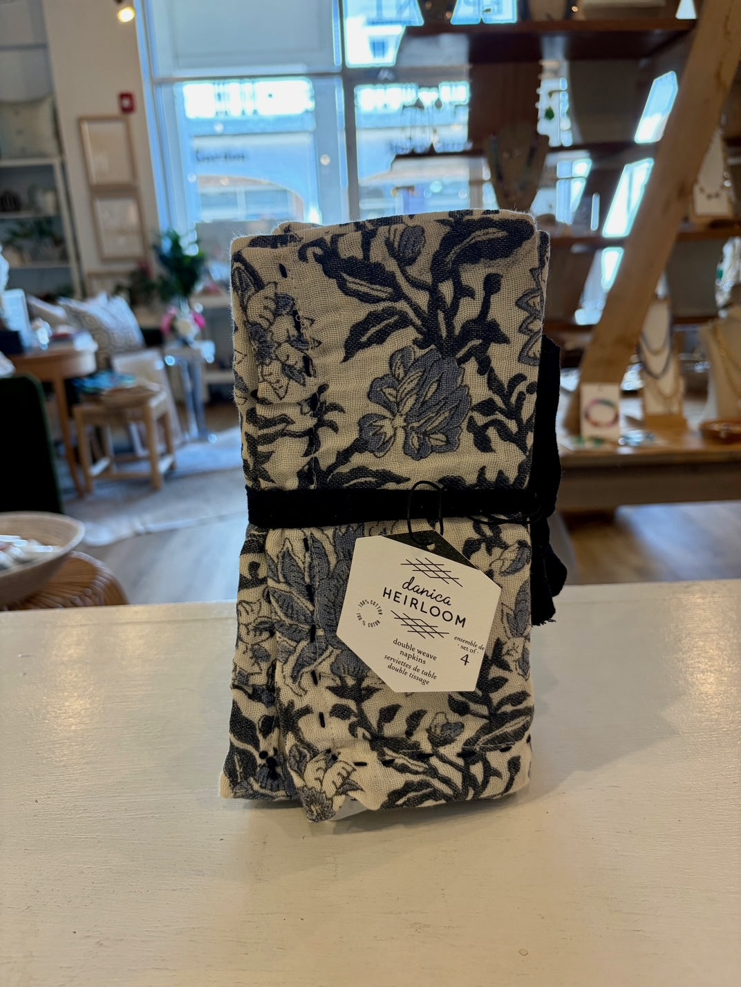 Floral Print Napkins Set of 4