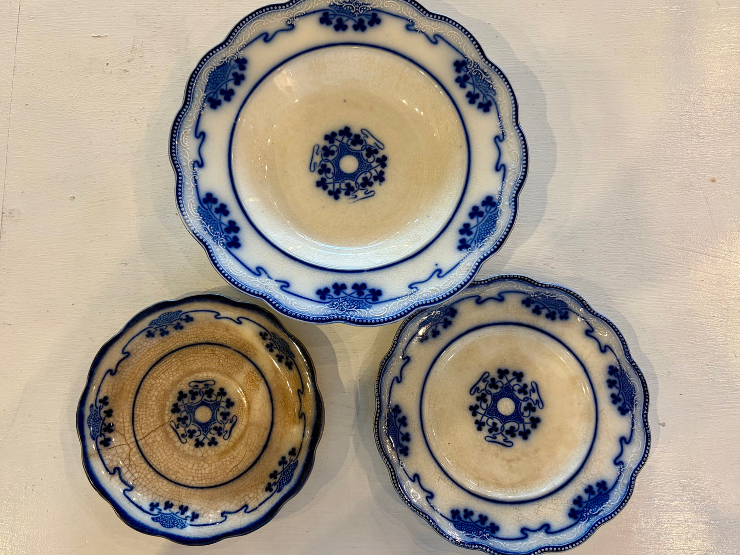Flow Blue Antique Dishes