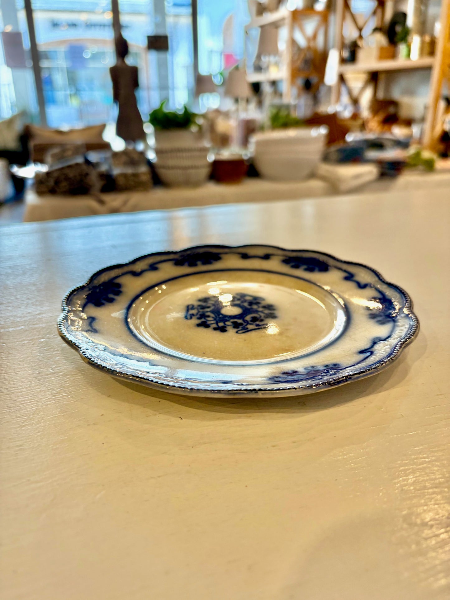 Flow Blue Antique Dishes