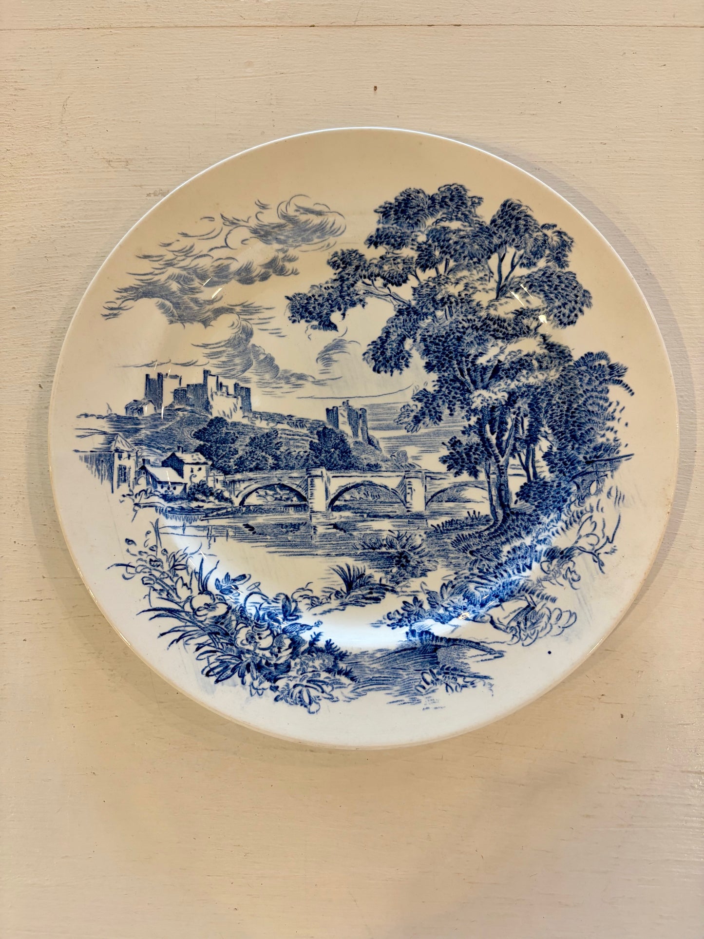 Blue Landscape Dinner Plate