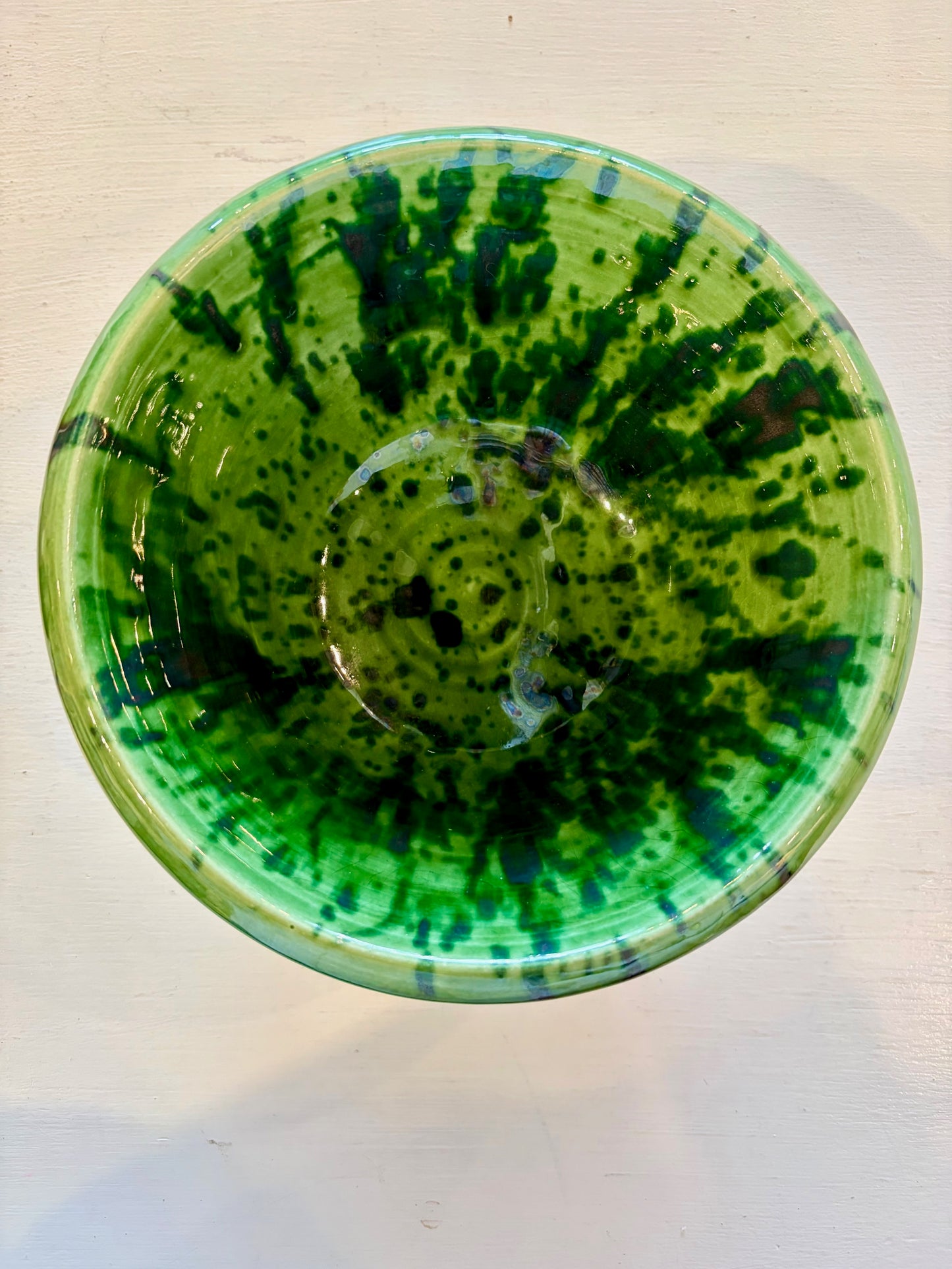 Green & Brown Glaze Bowl (SMALL)