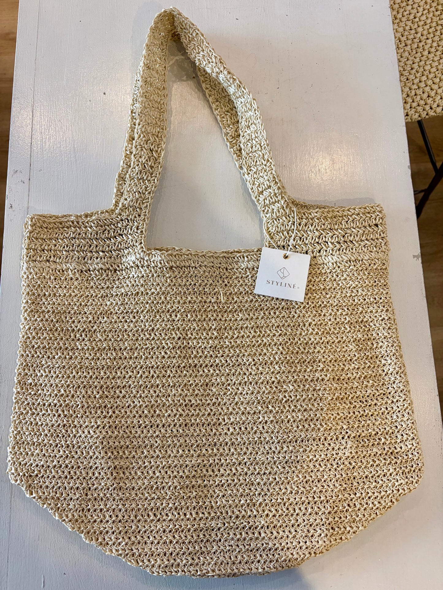 Classic Straw Tote Bag