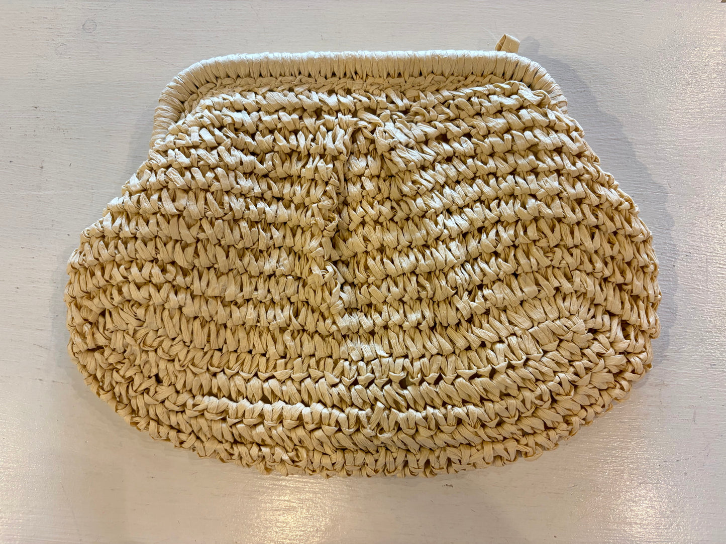 Classic Straw Clutch/Crossbody Purse