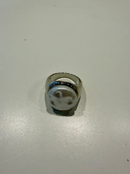 Silver Pearl Ring