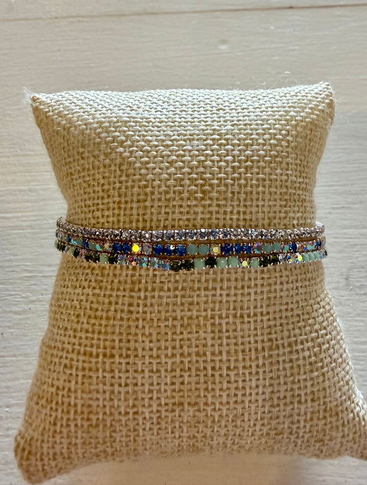 Sparkly Beaded Crystal Bracelets