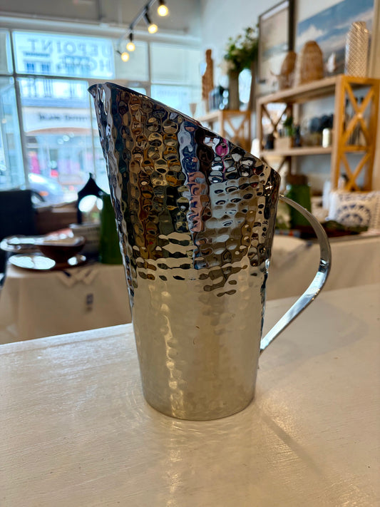 Reflective Silver Pitcher
