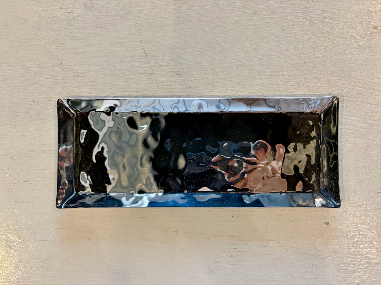 Reflective Silver Tray