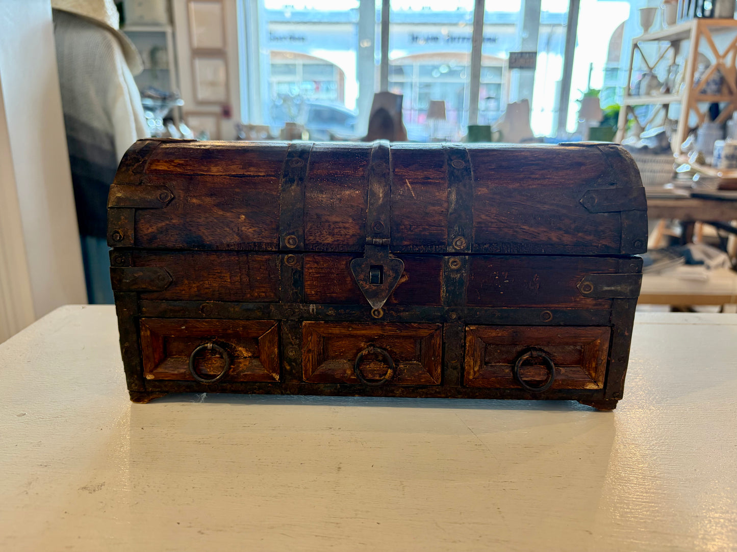Vintage Wooden Treasure Box