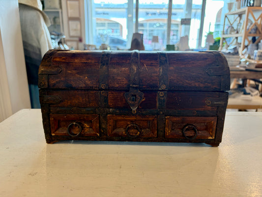 Vintage Wooden Treasure Box