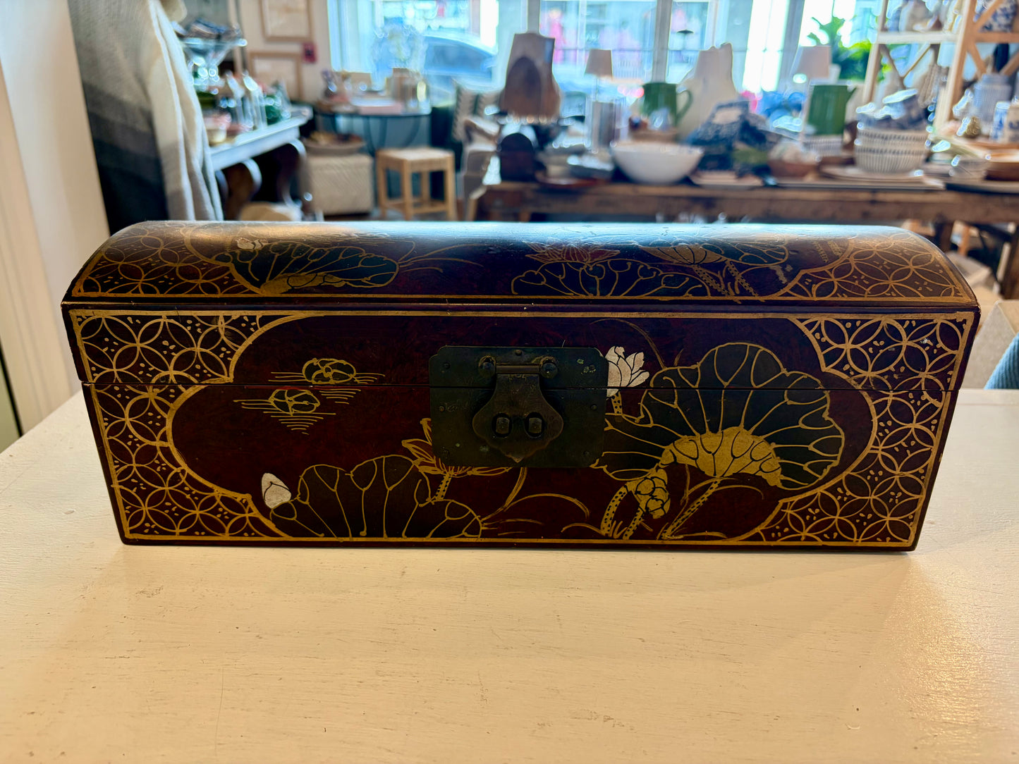 Vintage Chinese Inspired Treasure Chest