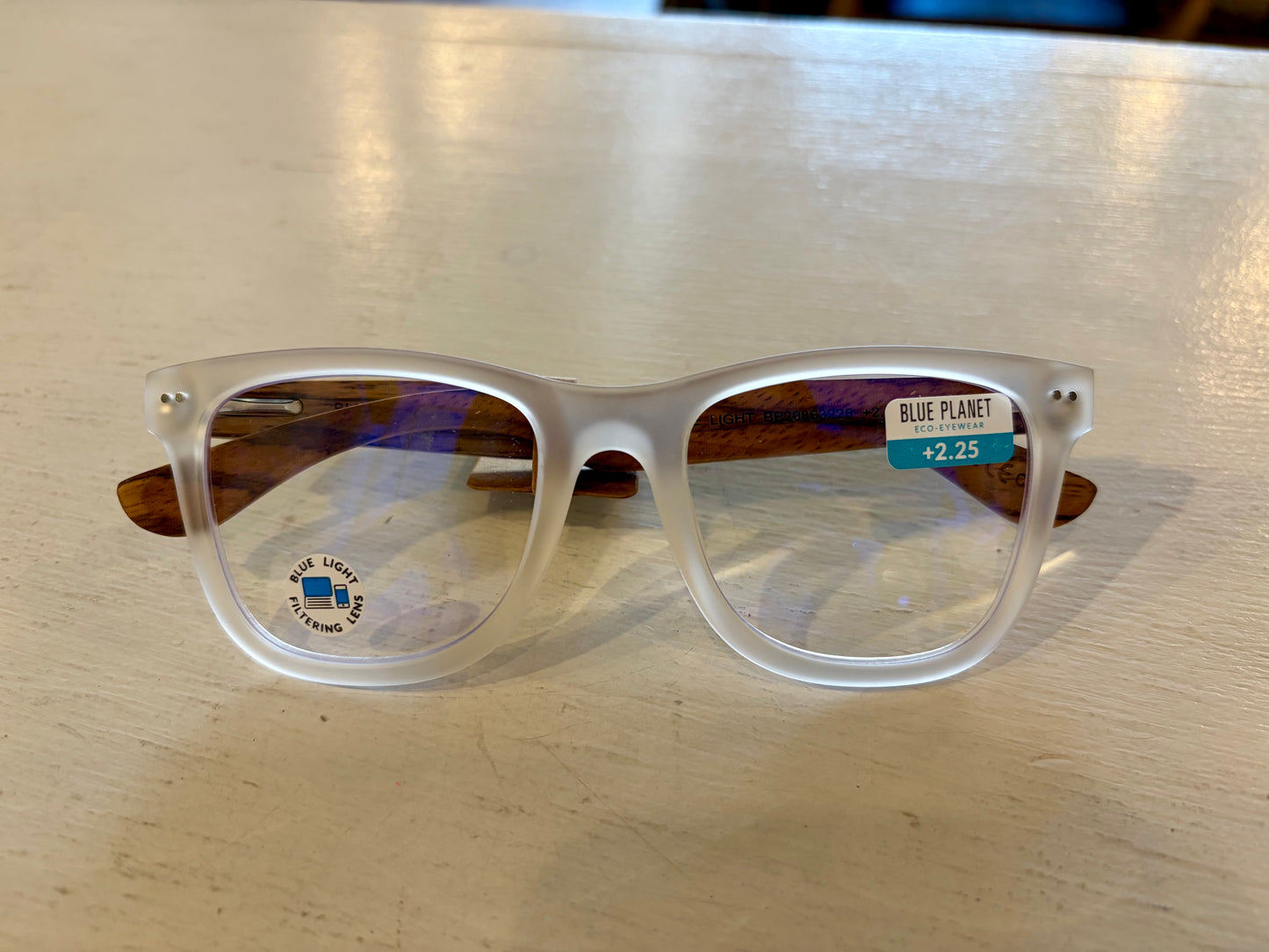 White Wood Blue Light Readers