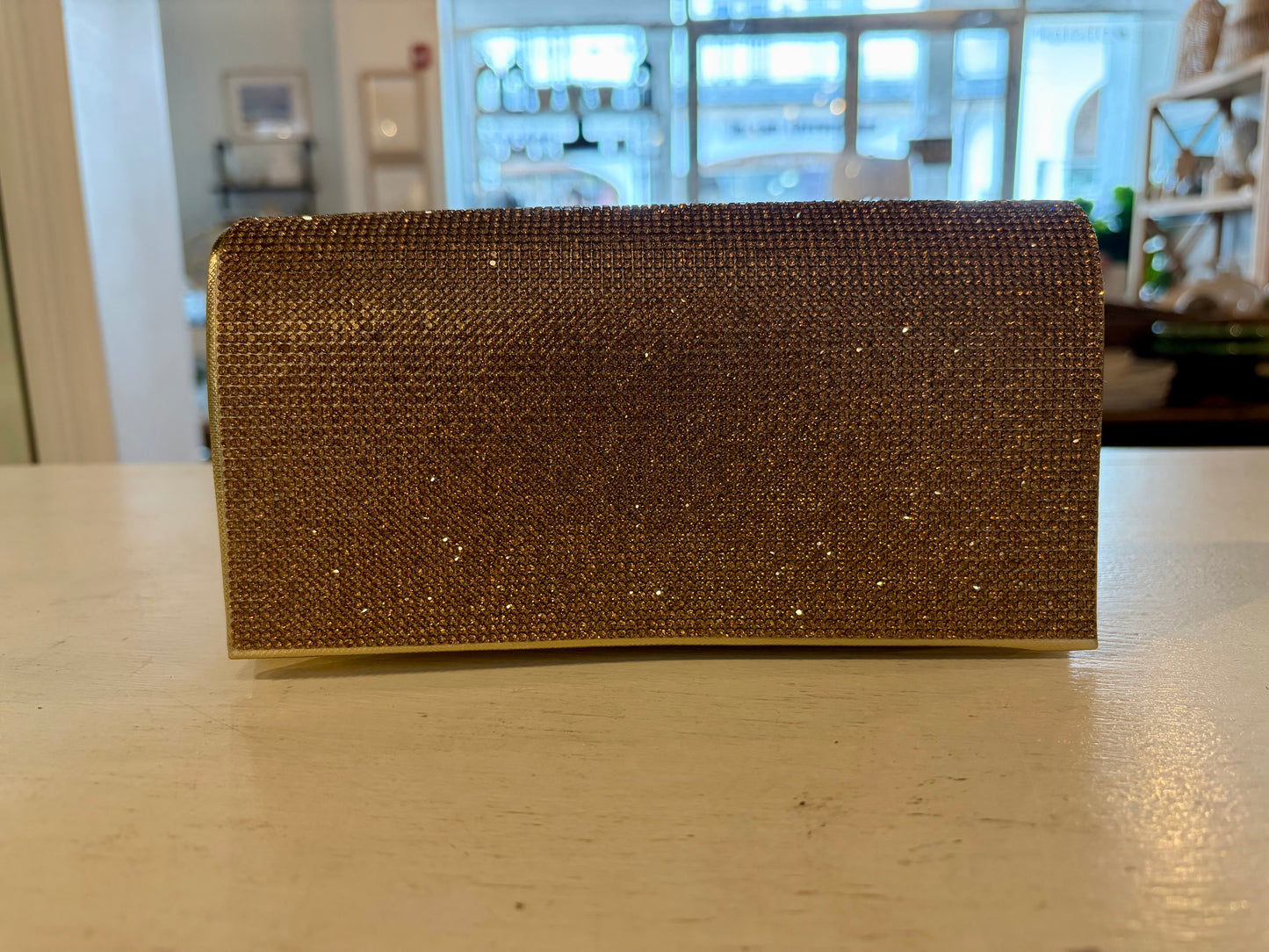 Classic Sparkly Crossbody Clutch